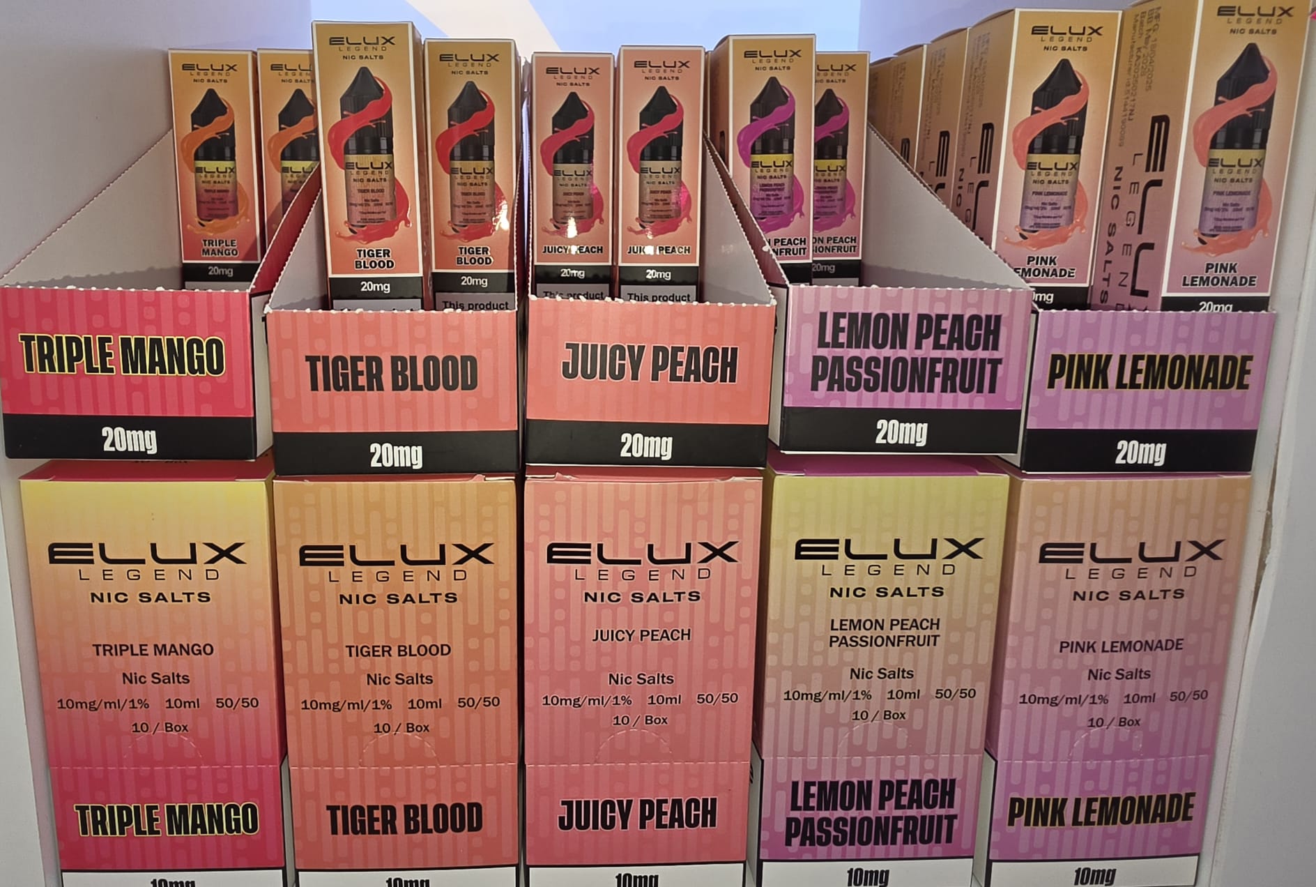 Elux Legend Nic Salts at Belfield Vape Rochdale